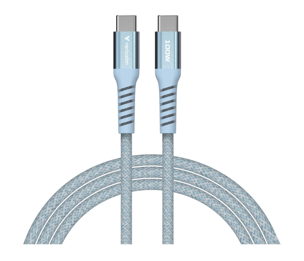 Verbatim Sync & Charge USB C to USB C 100W Magnetic 120 cm - Blue - 1340227 - zdjęcie 2